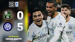 MANITA NERAZZURRA: Sassuolo-Inter 0-5 | Serie A Enilive | DAZN Highlights