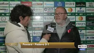 Pescara - Padova 0-1 91° Tarroni: "Abbiamo fatto una buona partita"