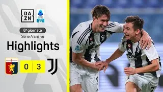 Doppietta VLAHOVIC e il 1º di CONCEIÇÃO: Genoa-Juventus 0-3 | Serie A Enilive | DAZN Highlights