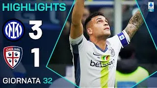 INTER-CAGLIARI 3-1 | HIGHLIGHTS | 32ª GIORNATA | SERIE A ENILIVE 2024/25
