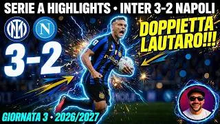 INTER NAPOLI 3 2 | HIGHLIGHTS | Serie A 2026/27