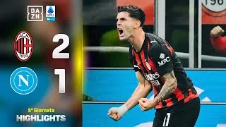 PULISIC che SHOW, ALLEGRI batte CONTE: Milan-Napoli 2-1 | Serie A Enilive | DAZN Highlights