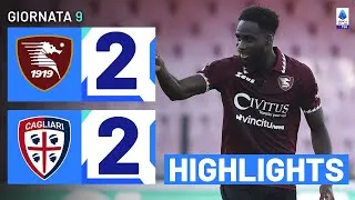 SALERNITANA-CAGLIARI 2-2 | HIGHLIGHTS | 9ª GIORNATA | SERIE A TIM 2023/24