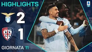 LAZIO-CAGLIARI 2-1 | HIGHLIGHTS | 11ª GIORNATA | SERIE A ENILIVE 2024/25