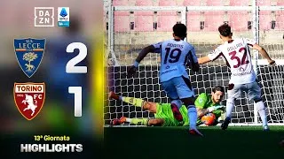 FALCONE para il rigore di ASLLANI al 90': Lecce-Torino 2-1 | Serie A Enilive | DAZN Highlights