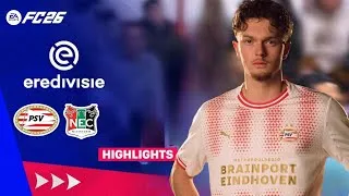PSV Eindhoven vs NEC Nijmegen - Eredivisie 25/26 Full Match Highlights