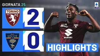 TORINO-LECCE 2-0 | HIGHLIGHTS | 25ª GIORNATA | SERIE A TIM 2023/24