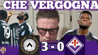 [SUPERSFOGO😡] UDINESE FIORENTINA 3-0: VERGOGNATEVI TUTTI GOL KABASELE DAVIS BUKSA 