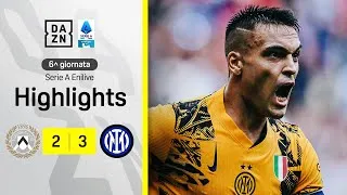 LAUTARO torna al gol, i nerazzurri ripartono: Udinese-Inter 2-3 | Serie A Enilive | DAZN Highlights