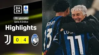 POKER GASP, THIAGO travolto dai FISCHI: Juventus-Atalanta 0-4 | Serie A Enilive | DAZN Highlights