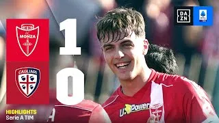 Punizione SPETTACOLARE di Daniel MALDINI: Monza-Cagliari 1-0 | Serie A TIM | DAZN Highlights