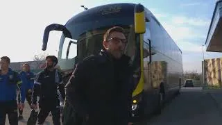 FROSINONE vs ROMA Teams Arrival 18 02 2024