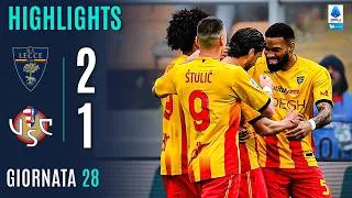 LECCE-CREMONESE 2-1 | HIGHLIGHTS | 28ª GIORNATA | SERIE A ENILIVE 2025/26