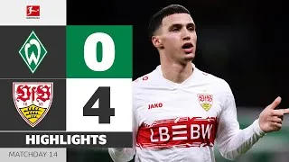 Stuttgart are Back in Powerful Form! | WERDER BREMEN - VFB STUTTGART | Highlights | Matchday 14