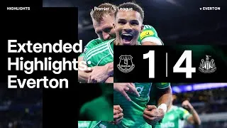 Everton 1 Newcastle United 4 | EXTENDED Premier League Highlights