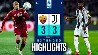 MAXI SINTESI ROMA-JUVENTUS 3-3 | EXTENDED HIGHLIGHTS | SERIE A ENILIVE 2025/26