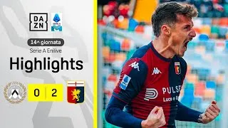 La prima vittoria di VIEIRA: Udinese-Genoa 0-2 | Serie A Enilive | DAZN Highlights