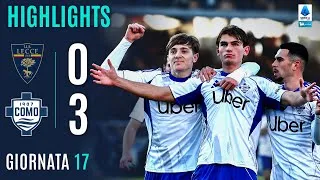 LECCE-COMO 0-3 | HIGHLIGHTS | 17ª GIORNATA | SERIE A ENILIVE 2025/26