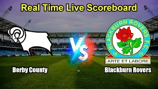 Derby County vs Blackburn Rovers Live Score - English Football League Championship