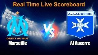 Marseille vs AJ Auxerre Live Score - French Ligue 1