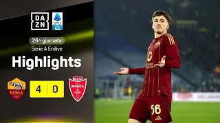 Poker giallorosso, RANIERI si avvicina all'Europa: Roma-Monza 4-0 | Serie A Enilive | DAZN