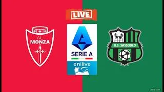 MONZA vs SASSUOLO 🔴DIRETTA LIVE SERIE A TELECRONACA &amp; STATISTICHE E PARTITA TV