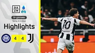 DERBY D'ITALIA FOLLE a San Siro: Inter-Juventus 4-4 | Serie A Enilive | DAZN Highlights