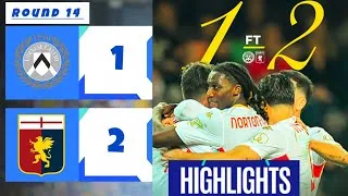 Udinese - Genoa (1-2) Gli Highlights | Serie A | Genoa vs Udinese | Udinese-Genoa | Gol Norton-Cuffy