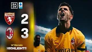 PULISIC entra e la RIBALTA: Torino-Milan 2-3 | Serie A Enilive | DAZN Highlights