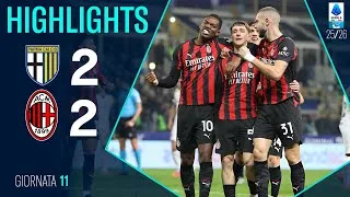 Parma Milan | 2-2 | Gli Highlights | Lega Serie A 2025 | milan parma
