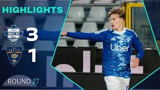 Como-Lecce | 3-1 | In evidenza | Serie A 2025-26 | ComoLecce