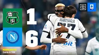OSIMHEN e KVARA da urlo, apoteosi Napoli: Sassuolo-Napoli 1-6 | Serie A TIM | DAZN Highlights