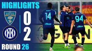 Lecce - Inter | 0-2 | Gli Highlights | Serie A 2025-26