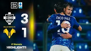 FABREGAS guarda L'EUROPA sul lago: Como-Verona 3-1 | Serie A Enilive | DAZN