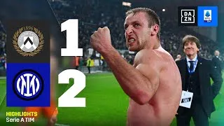 FRATTESI in rimonta al 95': Udinese-Inter 1-2 | Serie A TIM | DAZN Highlights
