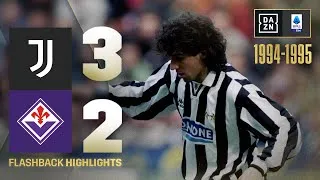 Il GOL IMPOSSIBILE di DEL PIERO | Juventus-Fiorentina 3-2 | Serie A 1994-95 | DAZN Highlights