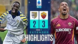 MAXI SINTESI PARMA-ROMA 2-3 | EXTENDED HIGHLIGHTS | SERIE A ENILIVE 2025/26
