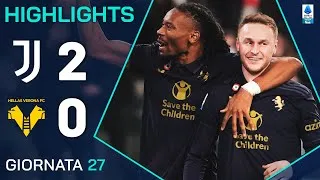 JUVENTUS-VERONA 2-0 | HIGHLIGHTS | 27ª GIORNATA | SERIE A ENILIVE 2024/25