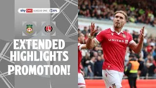PROMOTION! | Wrexham v Charlton Athletic extended highlights