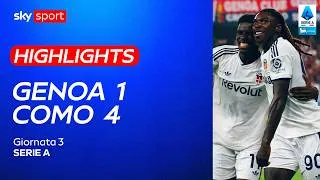 Genoa-Como 1-4: gol e highlights | Serie A