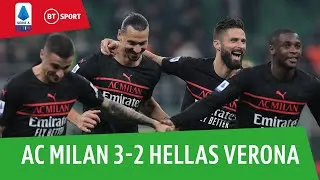 AC Milan 3-2 Hellas Verona | Giroud on target as Milan keep winning! | Serie A Highlights