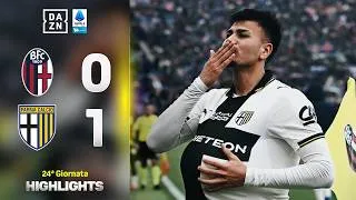 Due rossi e poi la rete decisiva di ORDÓÑEZ nel finale: Bologna-Parma 0-1 | Serie A Enilive | DAZN