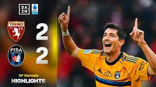 MOREO da FAVOLA poi 5 minuti da cuore GRANATA:Torino-Pisa 2-2 | Serie A Enilive | DAZN Highlights