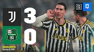 VLAHOVIC ON FIRE e il RITORNO di CHIESA: Juventus-Sassuolo 3-0 | Serie A TIM | DAZN Highlights