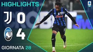 JUVENTUS-ATALANTA 0-4 | HIGHLIGHTS | 28ª GIORNATA | SERIE A ENILIVE 2024/25