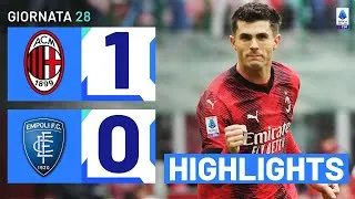 MILAN-EMPOLI 1-0 | HIGHLIGHTS | 28ª GIORNATA | SERIE A TIM 2023/24
