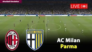 🔴AC Milan vs Parma | Serie A 2025/26 | eFootball PES21 Simulation