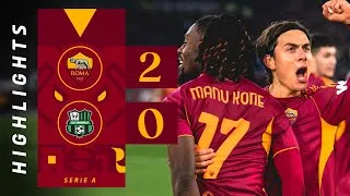 ROMA 2-0 SASSUOLO | SERIE A HIGHLIGHTS 2025-26