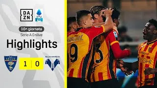 Fulmine DORGU regala tre punti a GOTTI: Lecce-Verona 1-0 | Serie A Enilive | DAZN