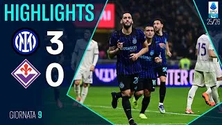 Inter Fiorentina | 3-0 | Gli Highlights | Lega Serie A 2025 | fiorentina inter